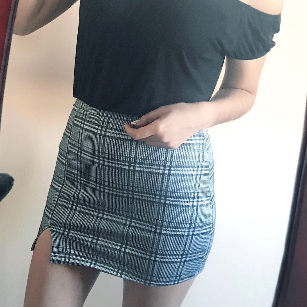 Plaid Mini Skirt